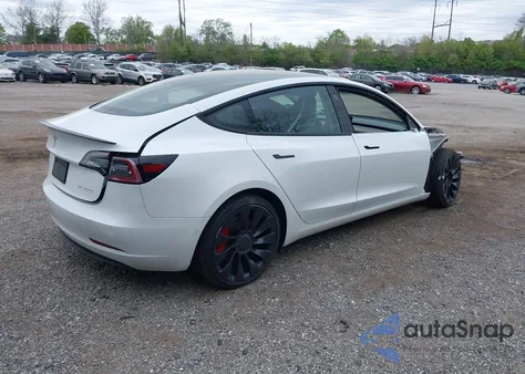 2022 Tesla Model 3 Performance Dual Motor All-Wheel Drive from USA, damaged, VIN 5YJ3E1EC0NF263945